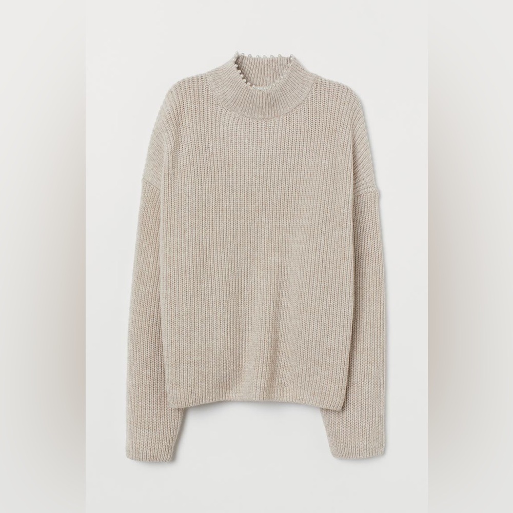 H&M Sweater with pearl detail